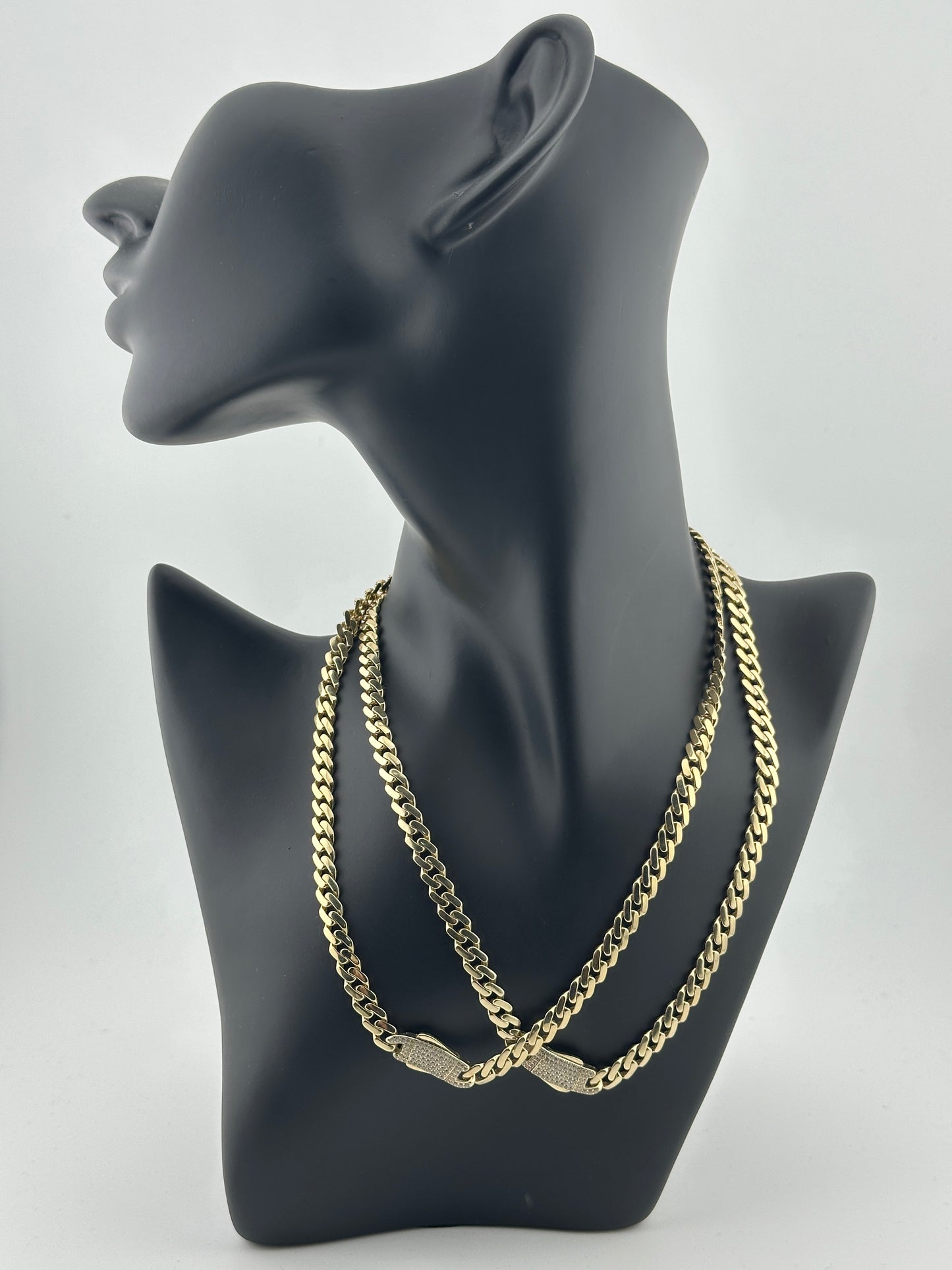 10K Gold Monaco Cuban Link Chain